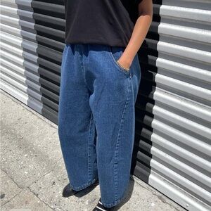 Le Bon Shoppe - Long Arc Pants | Blue Denim Small